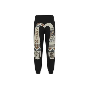 EVISU Casual Pants Men Black