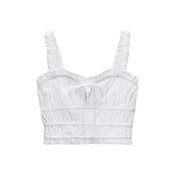 ZARA Tank Tops Women's White
