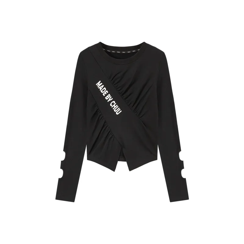 CHUU T Shirts Women's Black-0