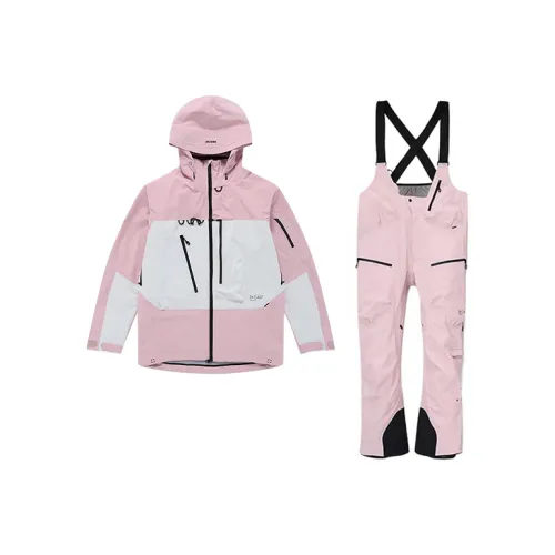 BURTON GORETEX PRO Ski Suit Sets Unisex Pink