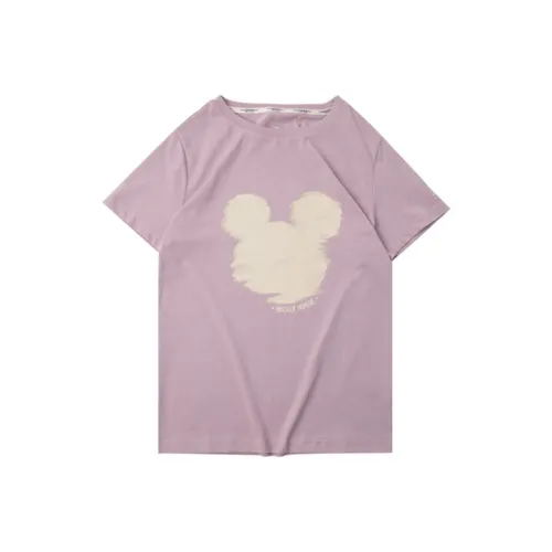 Disney X LINING Disney T Shirts Women's Faint Shadow Purple