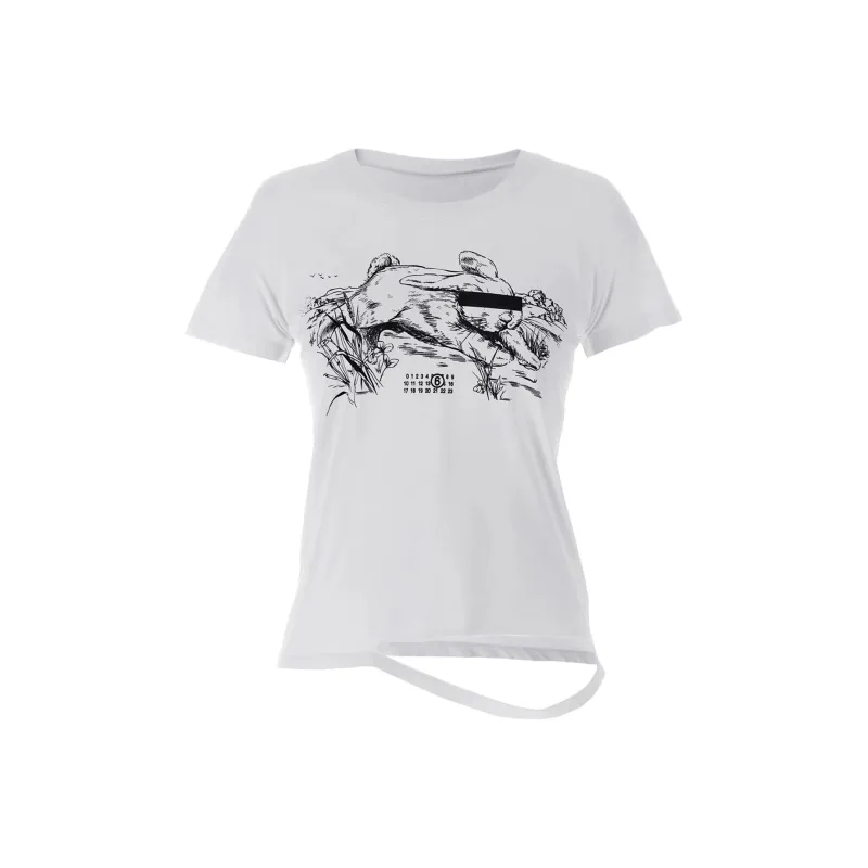 MM6 Maison Margiela Regular T Shirt Women's White-0