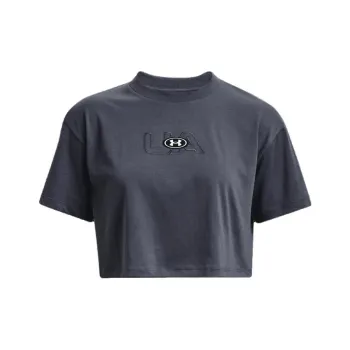 Under Armour Crop Top Women's Downpour Gray