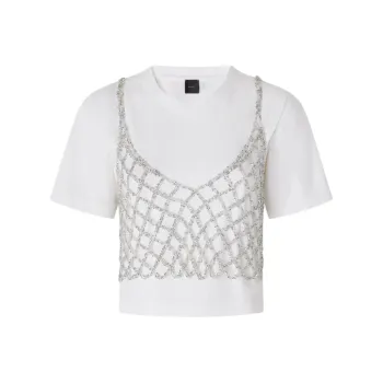 PINKO Layered T shirt