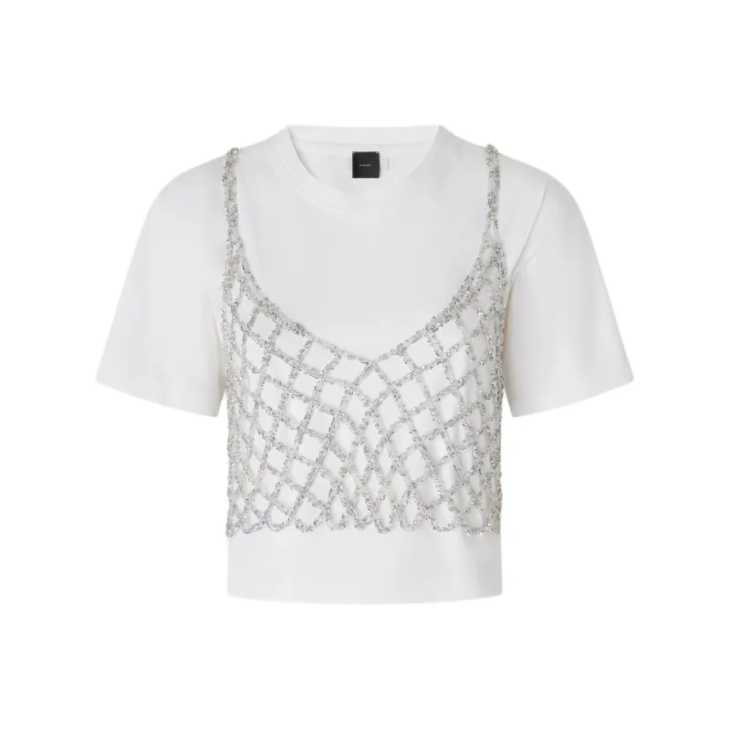 PINKO Layered T shirt-0