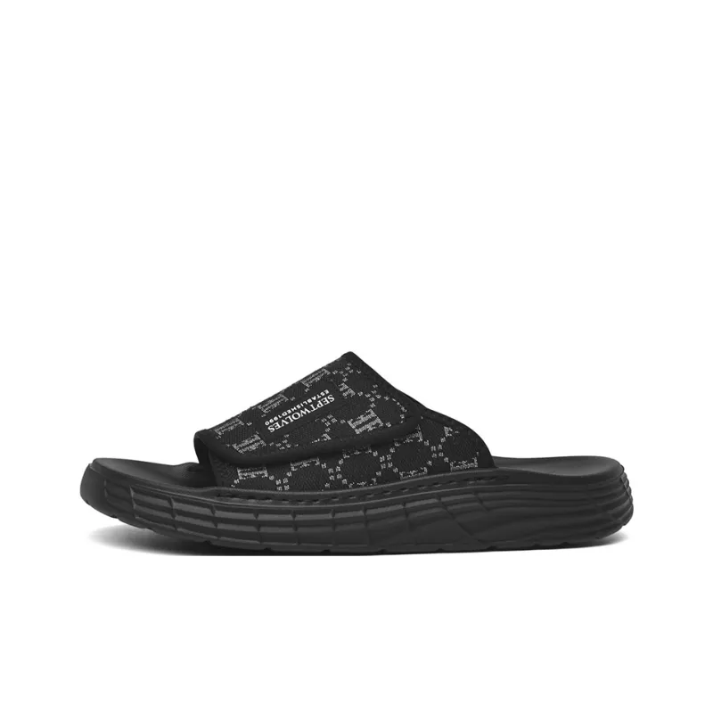 SEPTWOLVES Slip Resistant Quick Dry Cushioning Slide Slippers Men's-2