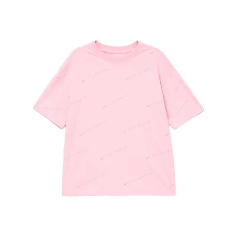 Nike T Shirts Women's Pink-0