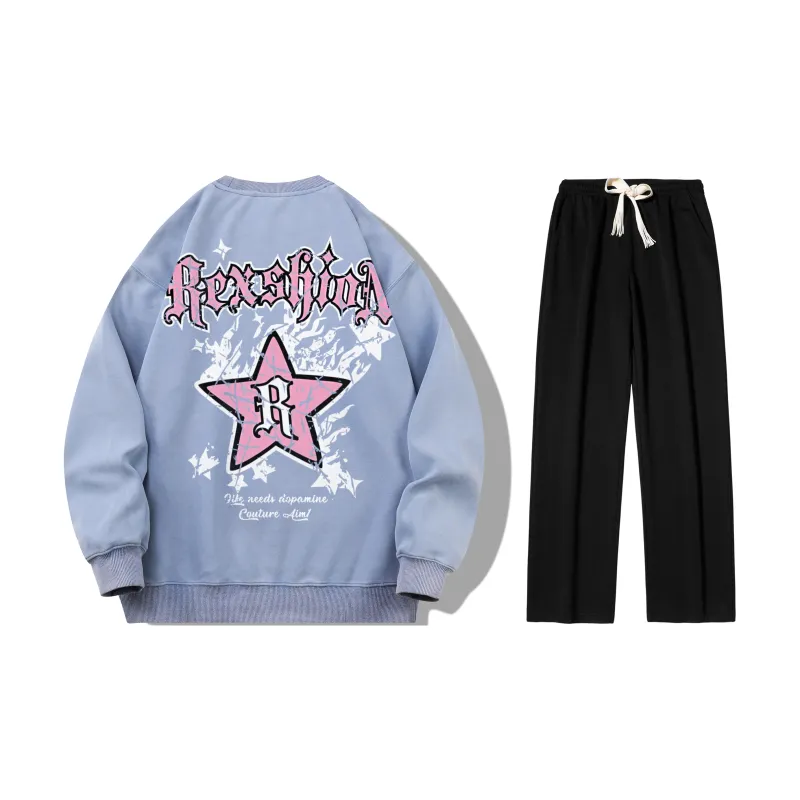 REXSHION Sweatshirt Sets Unisex-6