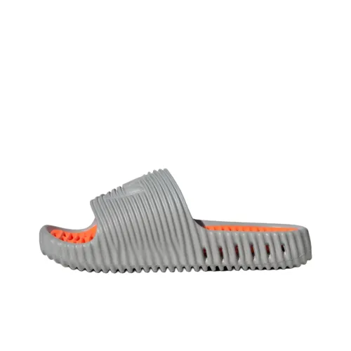 Adidas Originals Adilette 25 Slip Resistant Abrasion Resistant Slide Slippers Men's Gray