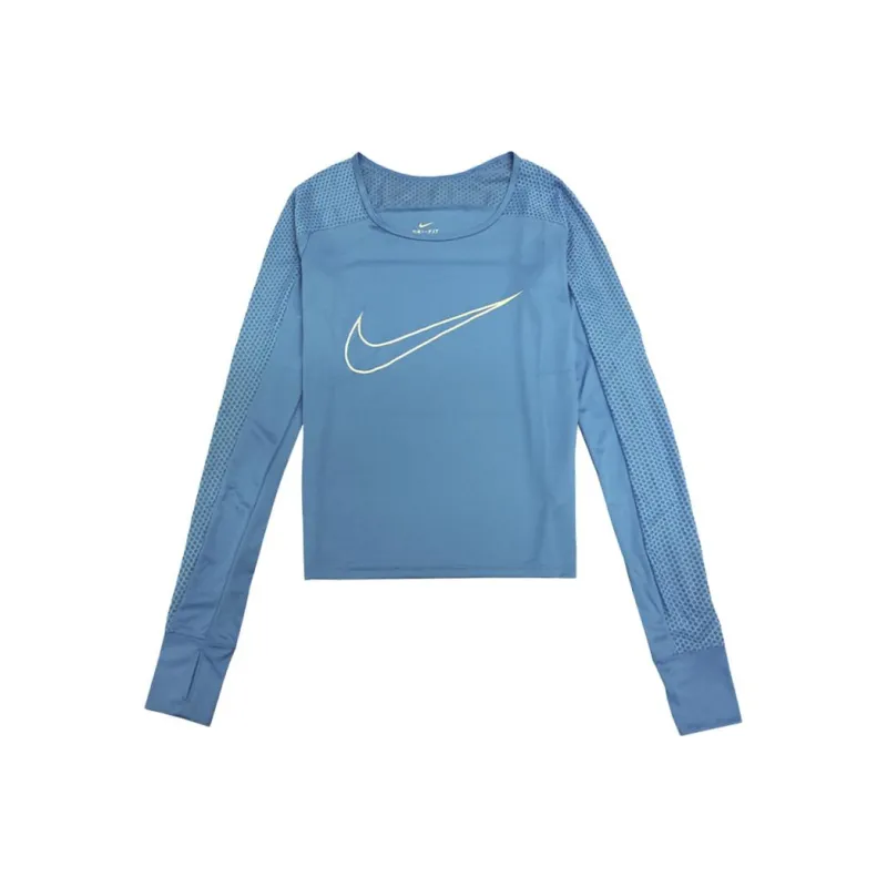 Nike T Shirts Women's Blue-0