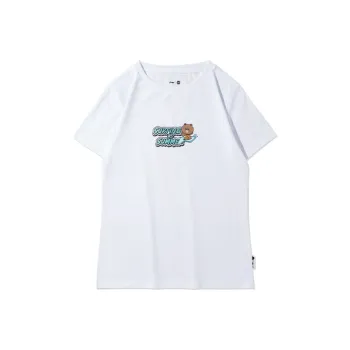 Line Friends X LINING Sports Fashion Collection T-Shirts Women's White