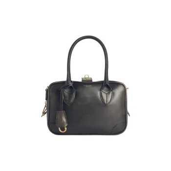 Golden Goose Leather Handbag Women's Dark Brown