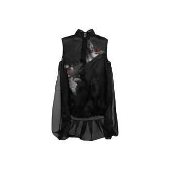 SHIATZY CHEN Libre Collection Standing Collar Vest