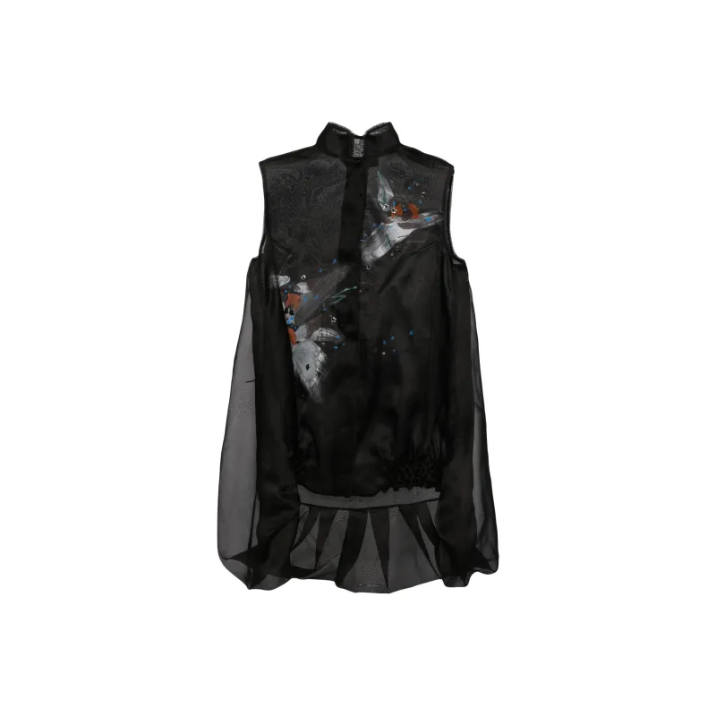SHIATZY CHEN Libre Collection Standing Collar Vest-0