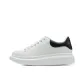 Black Leather Heel Tab
