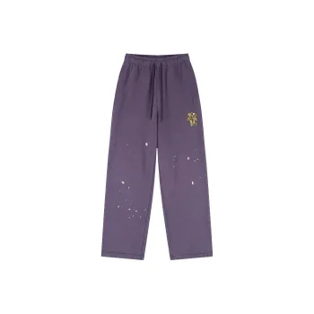 OCCUPY Casual Pants Unisex Washed Purple