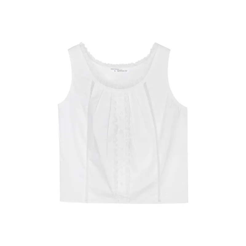 XINBANGBANG Tank Tops Women's White-0