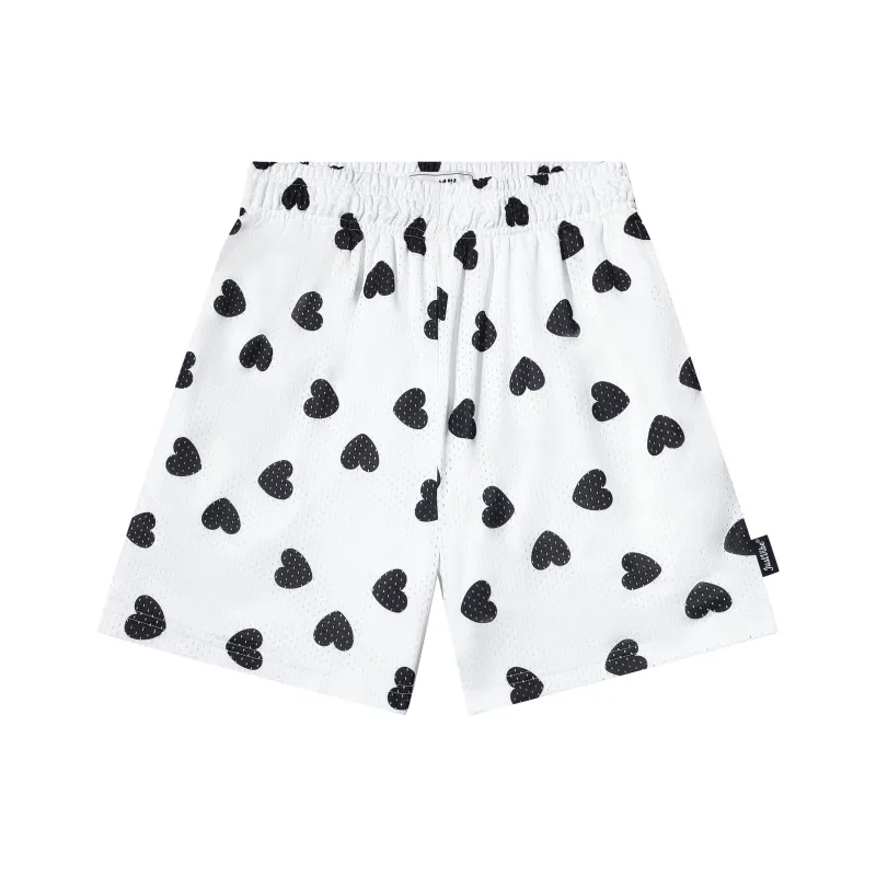 JUST VIBE Casual Shorts Unisex White-7