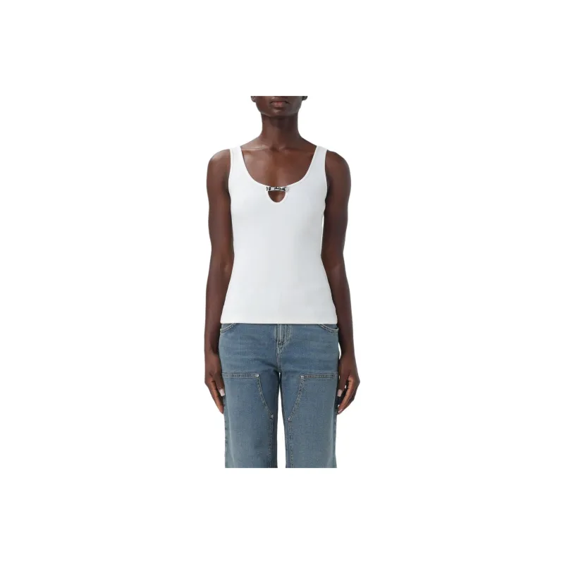 Blumarine Bow detail Tank Top-0