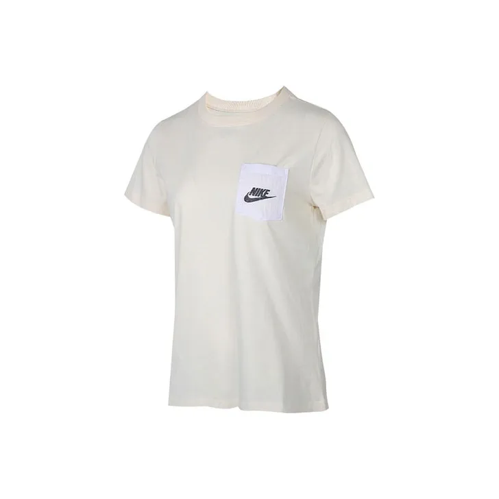 Nike Set-in Sleeve T-Shirt Women's Beige-0