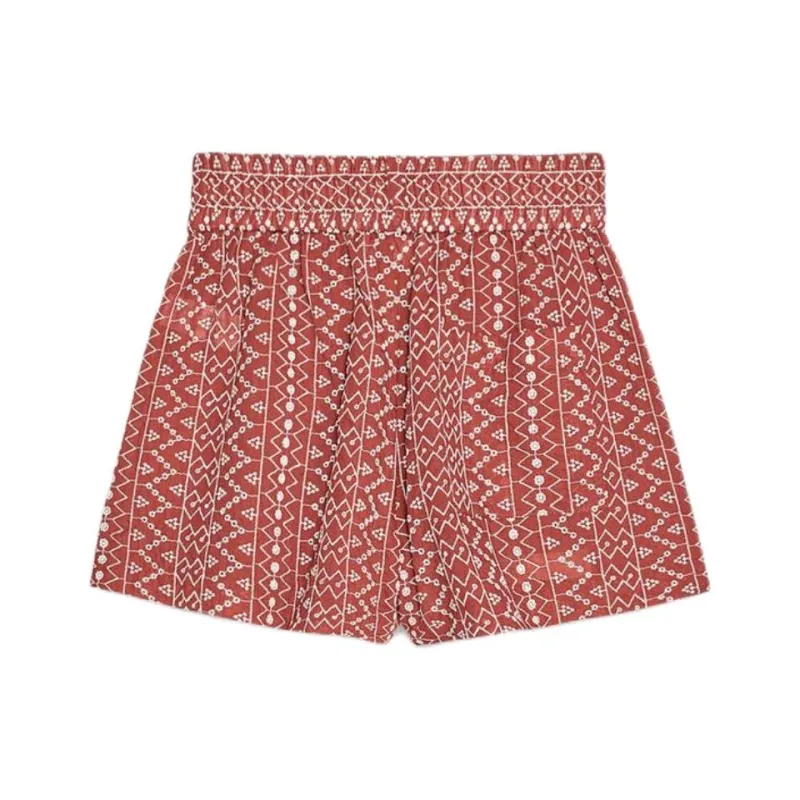 ZARA Casual Shorts Women's Red-1