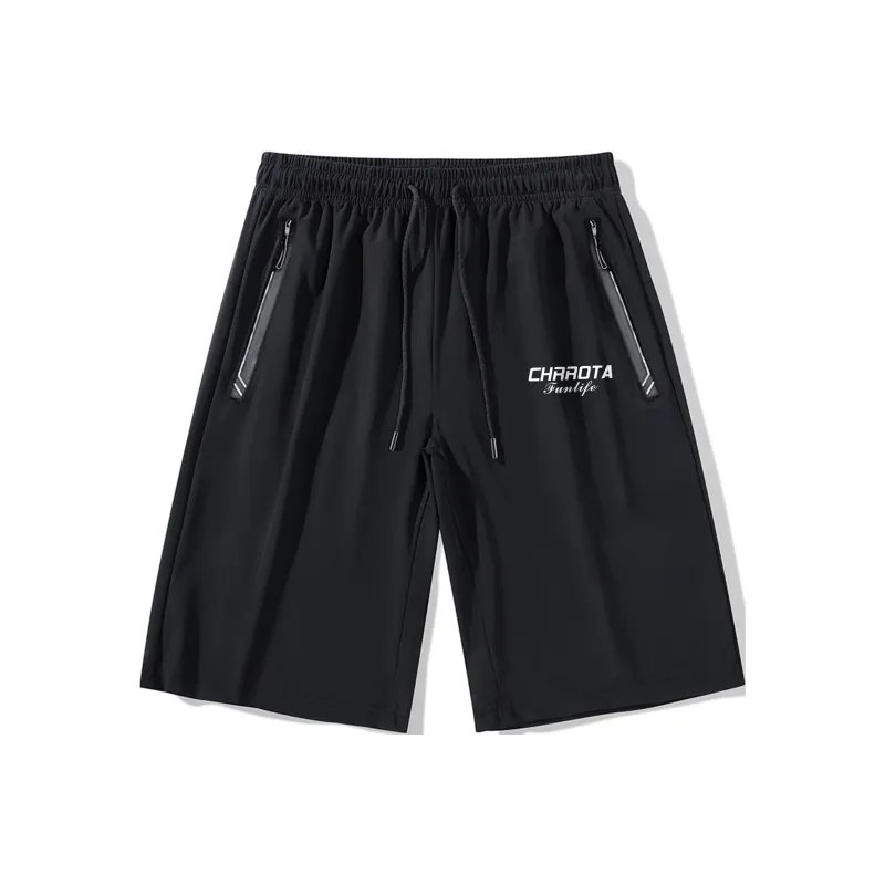 CHRROTA Casual Shorts Unisex Black-0