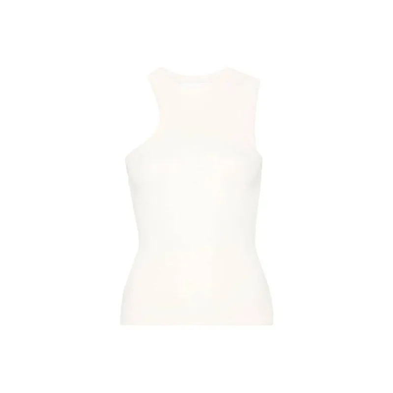Axel Arigato Asymmetric Ribbed Tank Top-0