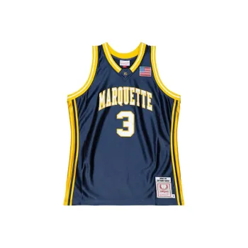 Mitchell Ness 'NCAA Marquette 2002 Dwyane Wade' Basketball Jersey