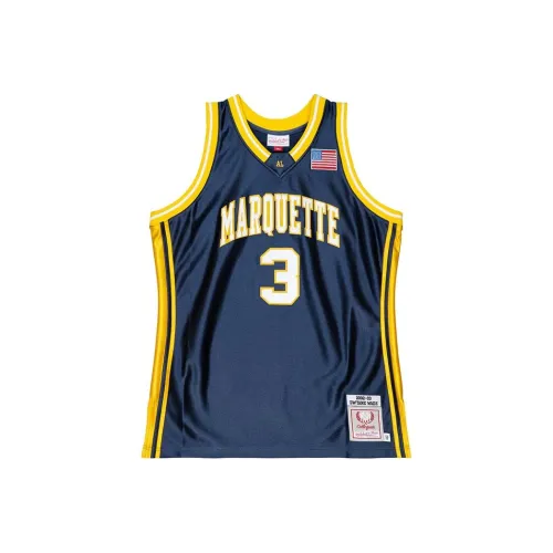 Mitchell Ness 'NCAA Marquette 2002 Dwyane Wade' Basketball Jersey