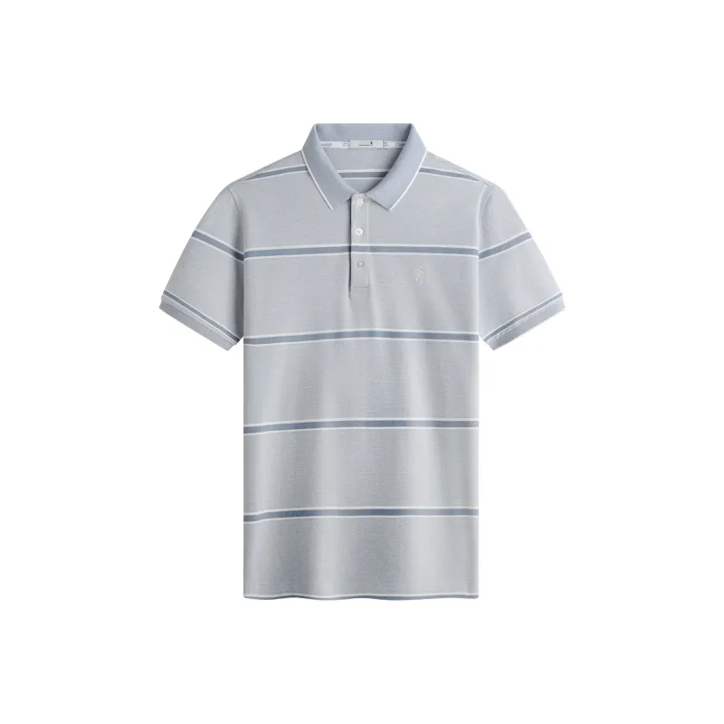 Dance With Wolves Polo Shirt Men's Light Blue-0