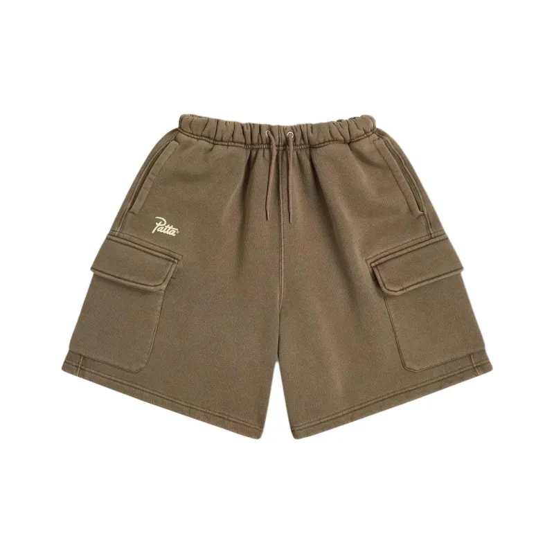 Patta SS24 Casual Shorts Men's Khaki-0