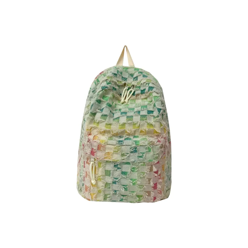 SUN EARTH &U Composite Cloth Backpack Women's Multicolor-3