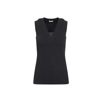 Brunello Cucinelli Monili embellished Knit Vest