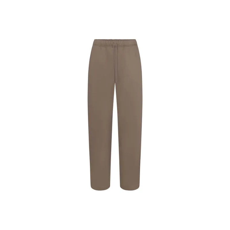 SKIMS FLEECE LOUNGE MENS CLASSIC STRAIGHT LEG PANT Casual Pants Men's Truffle-0