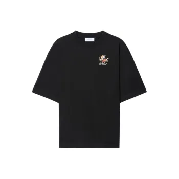OFF WHITE Fresco Bookish Crewneck T Shirt