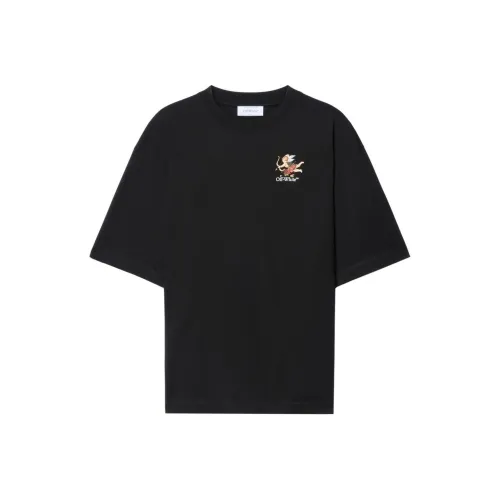 OFF WHITE Fresco Bookish Crewneck T Shirt