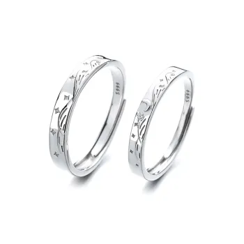 DAWO 999 Fine Silver Rings Unisex