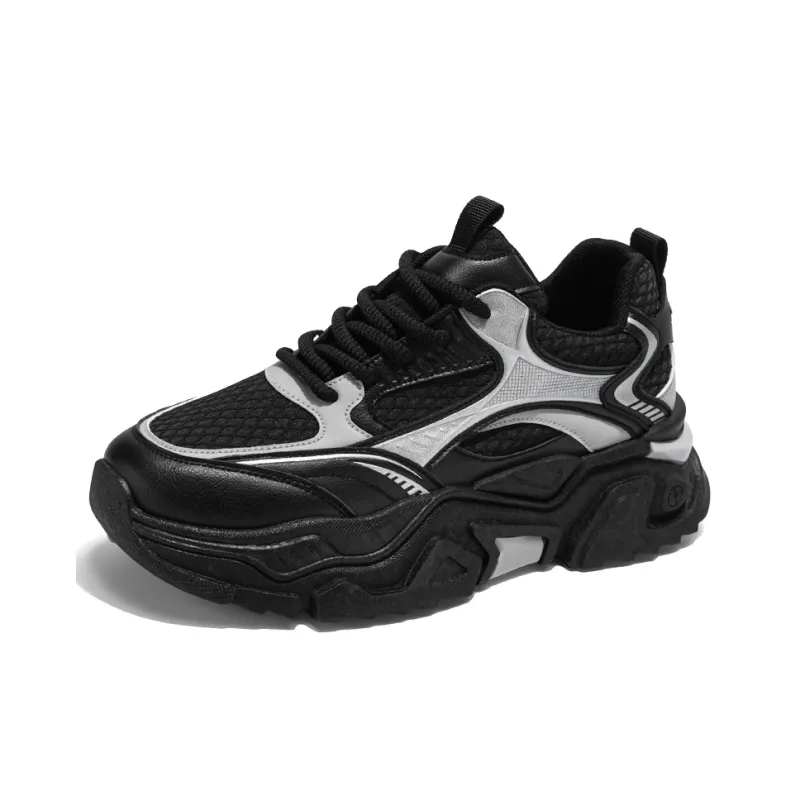 OFFER AITR Cushioning, Slip Resistant, Lightweight Low Top Chunky Sneakers Men's-2