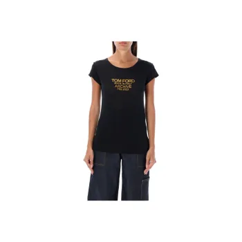 TOM FORD Logo Printed Crewneck T-Shirt