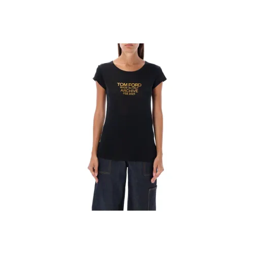 TOM FORD Logo Printed Crewneck T-Shirt