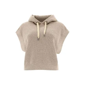Brunello Cucinelli SS23 Crop Top Women's Brown