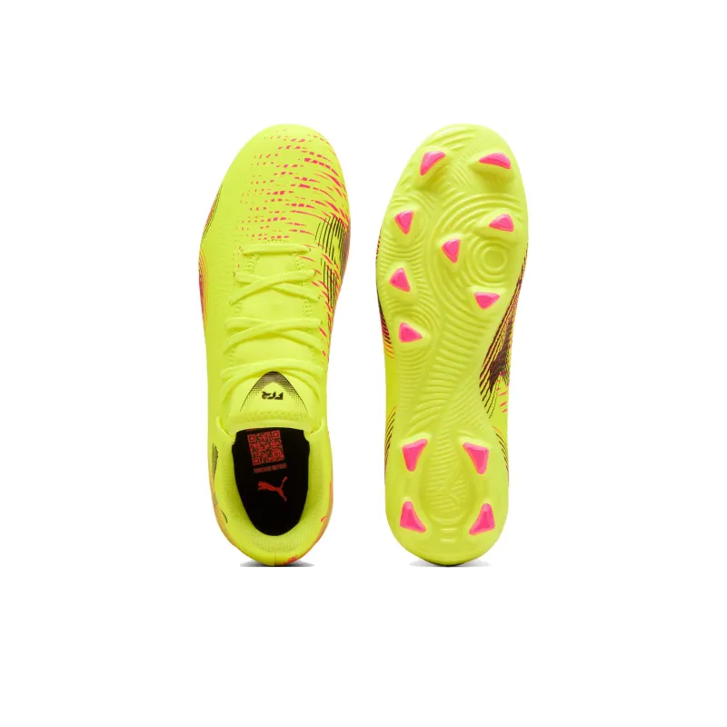 PUMA FUTURE 8 Anti Slip Wear Resistant Soccer Shoes Women's Yellow-3