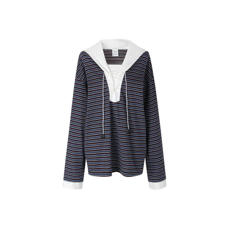 VVNK JANE PLUS T Shirt Women's Print Blue-0