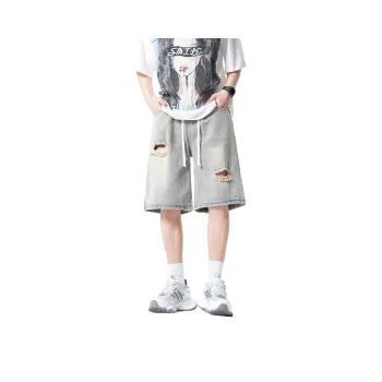 YATSI Denim Shorts Unisex Yellow Mud
