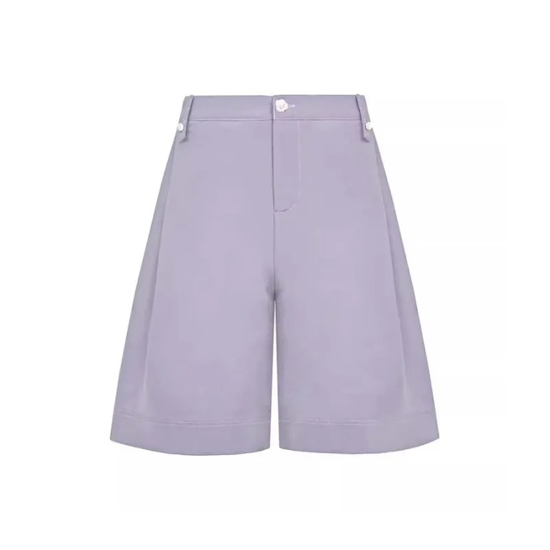 VALLEYOUTH Casual Shorts Unisex Smoke Purple-0