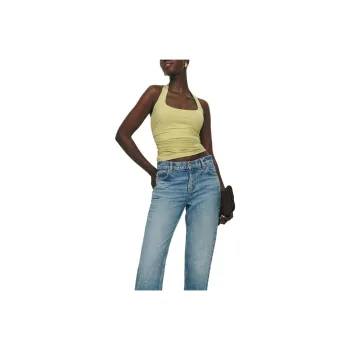 REFORMATION Tank Tops Women's Ginger Yellow