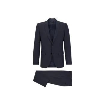 HUGO BOSS Business Suit Men's Dark Blue