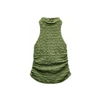ZARA Tank Tops Women's Green