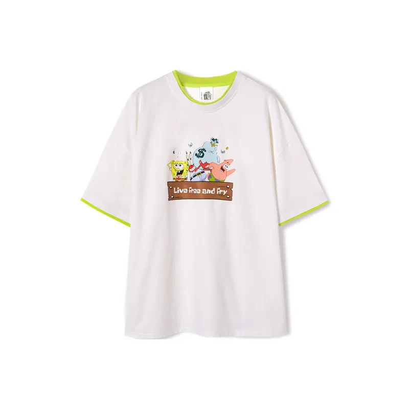 Spongebob Squarepants X I'M ONE T-Shirts Unisex-0