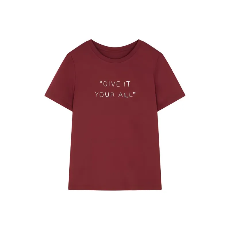 Mo Han Yi Mei T-Shirt Women's Red-0